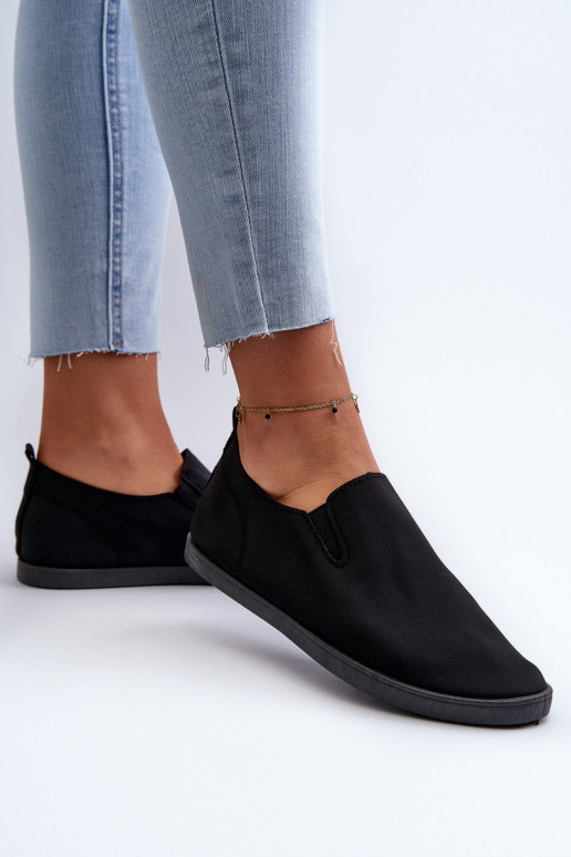 Scarpe casual da ginnastica Slip-On colore nero Lovinia