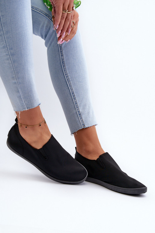 Scarpe casual da ginnastica Slip-On colore nero Lovinia