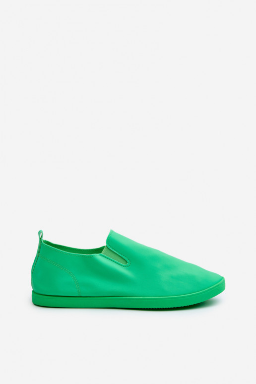 Scarpe sportive per il tempo libero Slip-On colore verde Lovinia