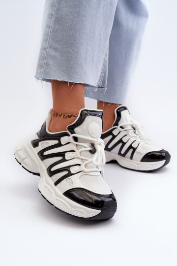 Scarpe modello sneakers colore Bianco-nero Ahmani