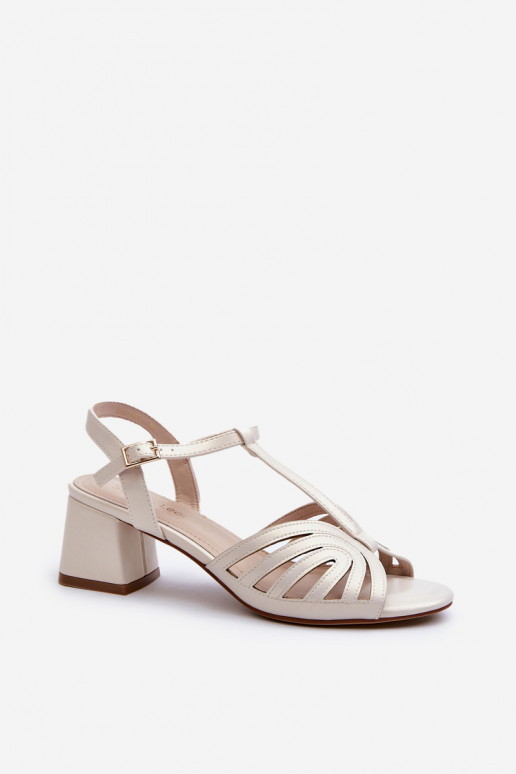 Sandali eleganti con tacco alto Sergio Leone SK880 madreperla Sandali eleganti con tacco alto Sergio Leone SK880 madreperla