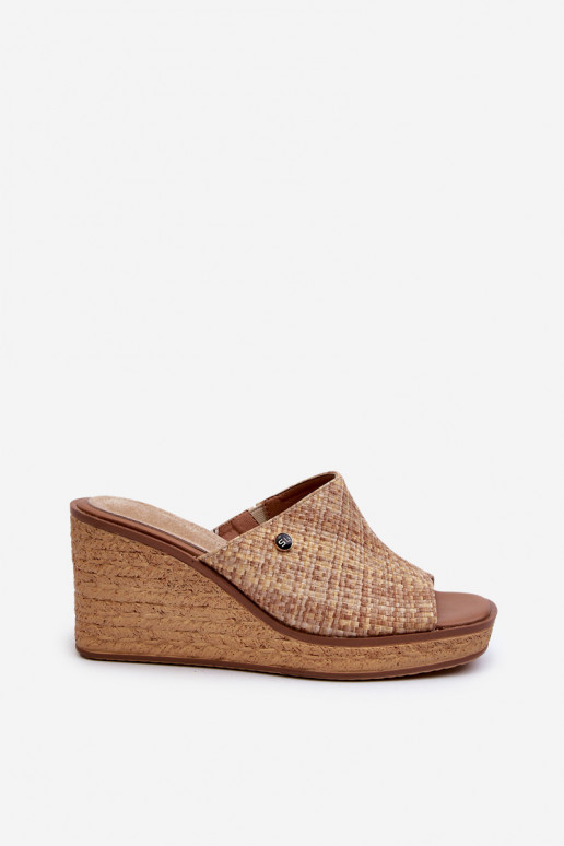 Ciabatte da donna Sergio Leone KL213 beige