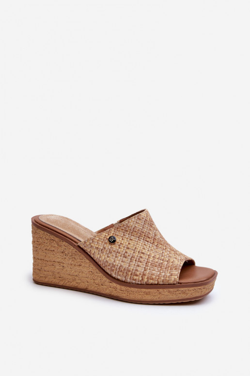 Ciabatte da donna Sergio Leone KL213 beige