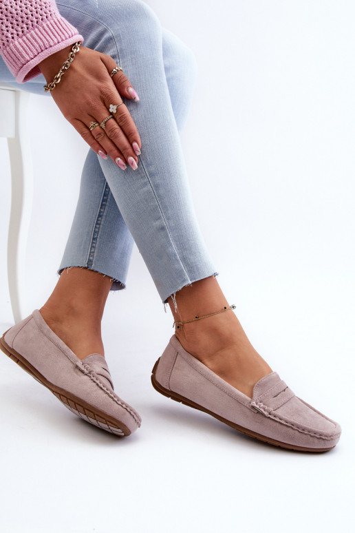 Mocassini eleganti in camoscio Viola Lenvie