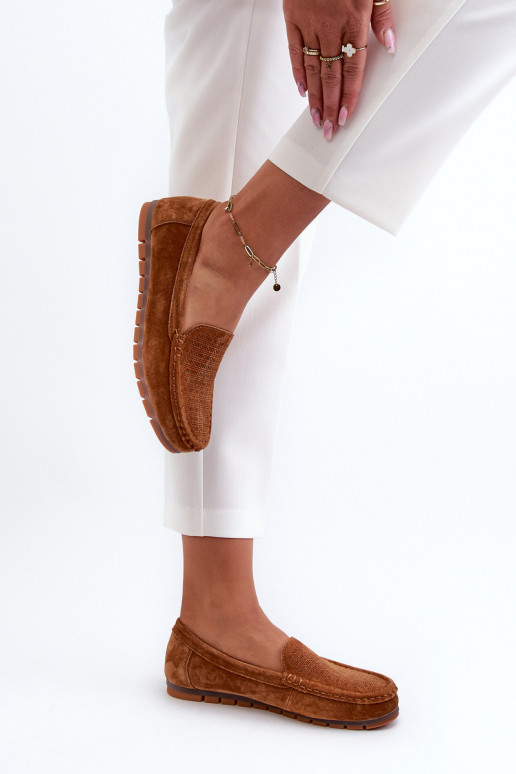 Mocassini in camoscio marrone S.Barski LR755 Mocassini in camoscio marrone S.Barski LR755