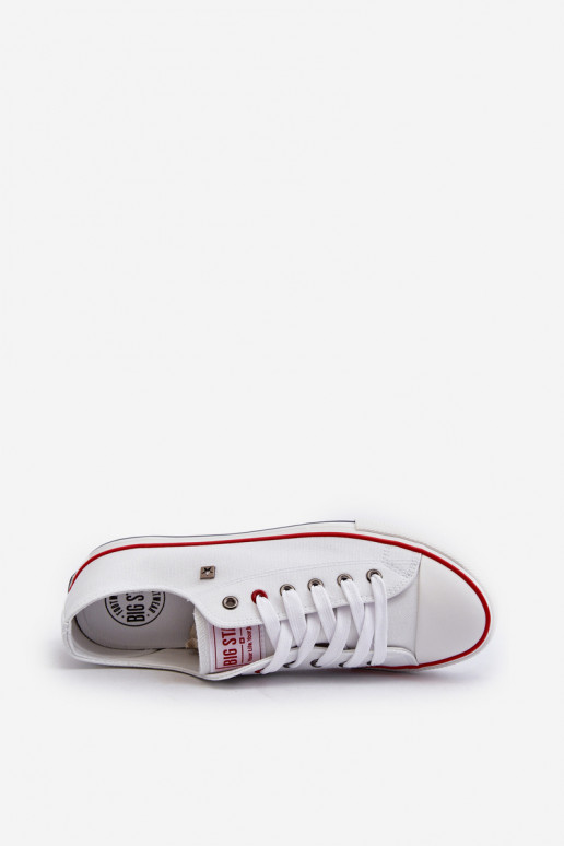 Scarpe da tempo libero da uomo Big Star NN174301 HI-POLY SYSTEM colore bianco