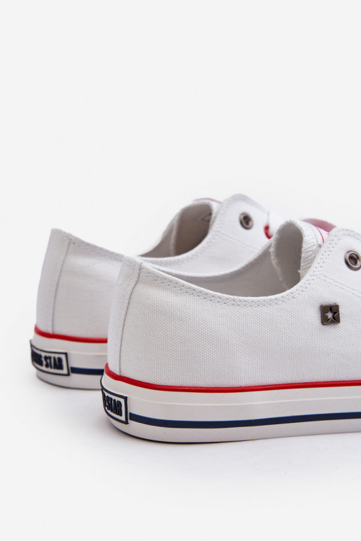 Scarpe da tempo libero da uomo Big Star NN174301 HI-POLY SYSTEM colore bianco