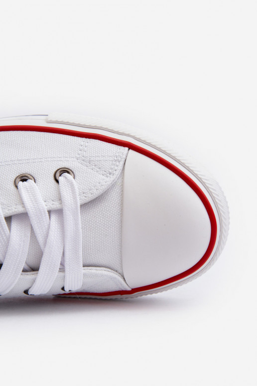 Scarpe da tempo libero da uomo Big Star NN174301 HI-POLY SYSTEM colore bianco