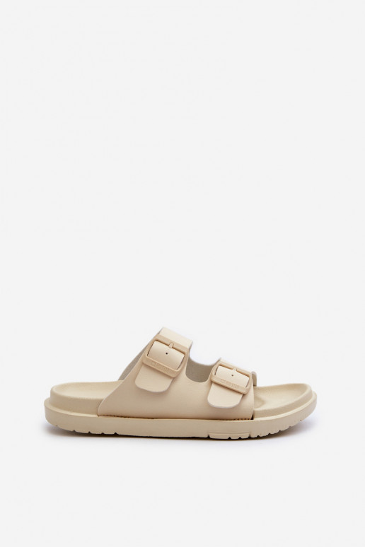 Ciabatte leggere con fibbie Big Star NN274A752 beige