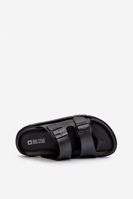 Ciabatte leggere con fibbie Big Star NN274A750 colore nero