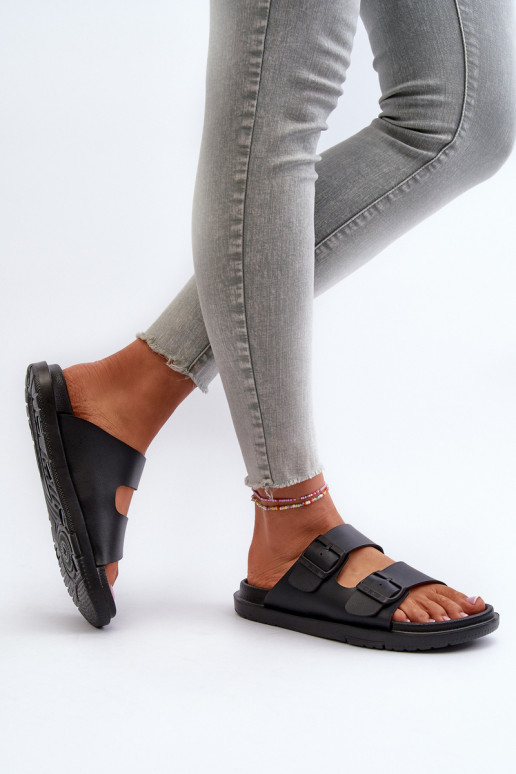 Ciabatte leggere con fibbie Big Star NN274A750 colore nero