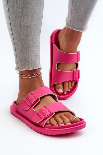 Ciabatte leggere con fibbie Big Star NN274A754 colore rosa