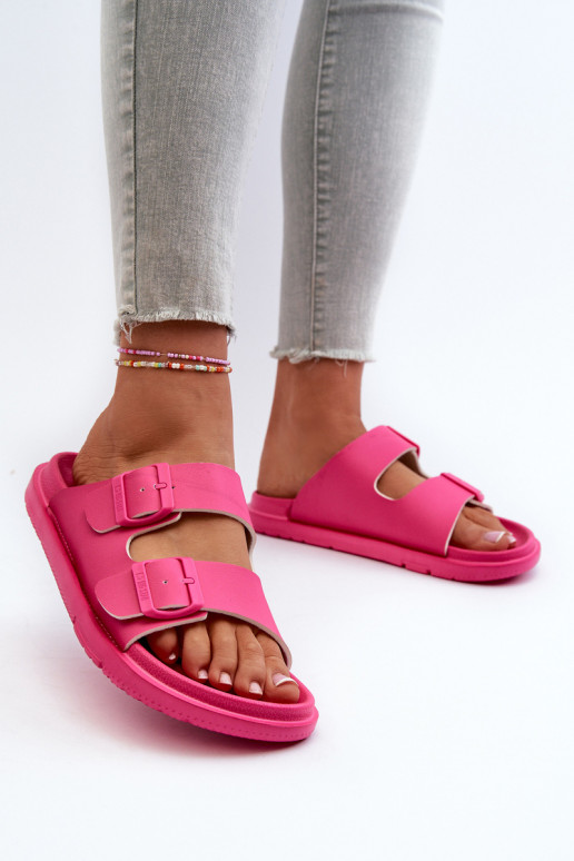 Ciabatte leggere con fibbie Big Star NN274A754 colore rosa