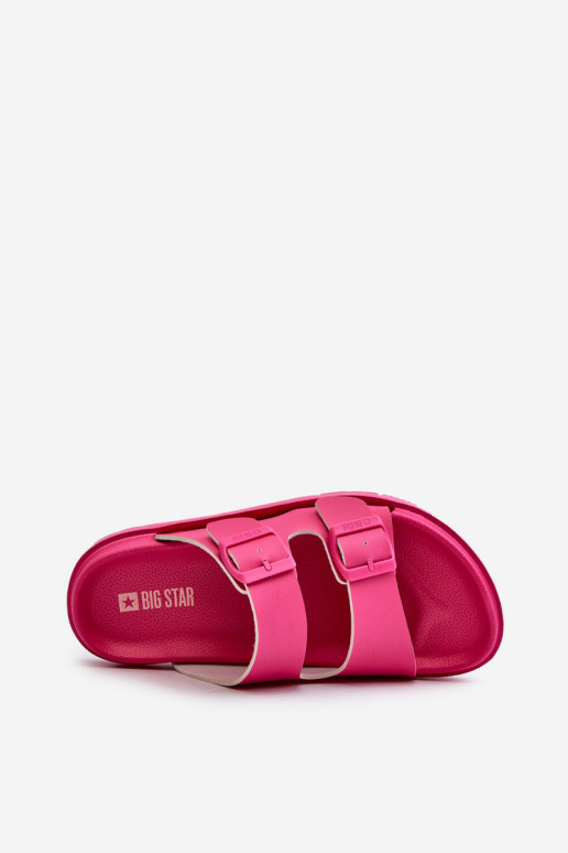 Ciabatte leggere con fibbie Big Star NN274A754 colore rosa
