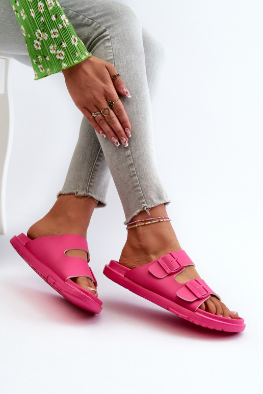 Ciabatte leggere con fibbie Big Star NN274A754 colore rosa