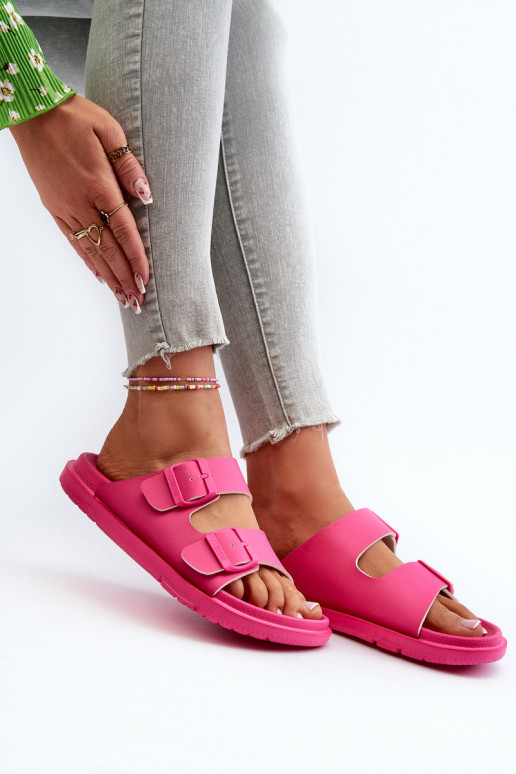 Ciabatte leggere con fibbie Big Star NN274A754 colore rosa