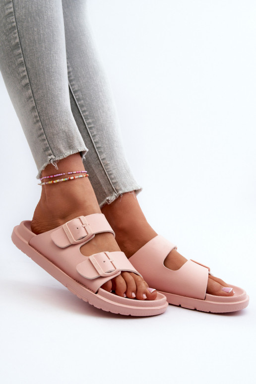 Ciabatte leggere con fibbie Big Star NN274A753 colore rosa