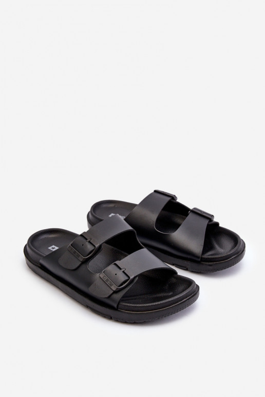 Ciabatte leggere da uomo con fibbie Big Star NN174597 colore nero