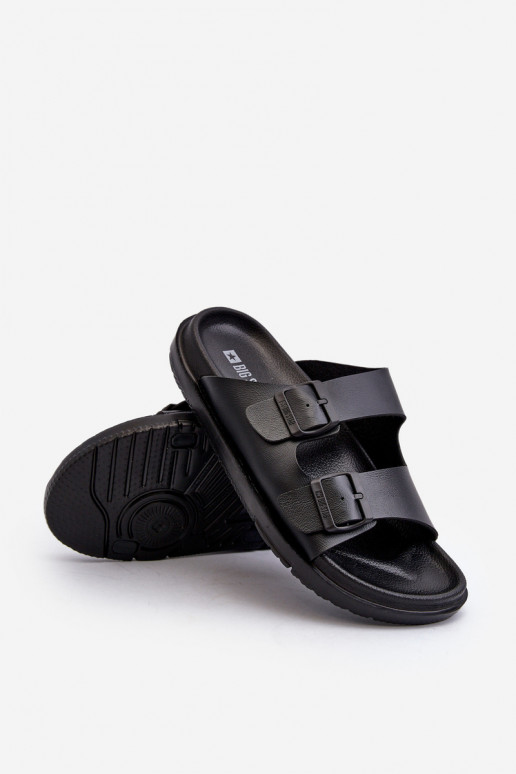 Ciabatte leggere da uomo con fibbie Big Star NN174597 colore nero