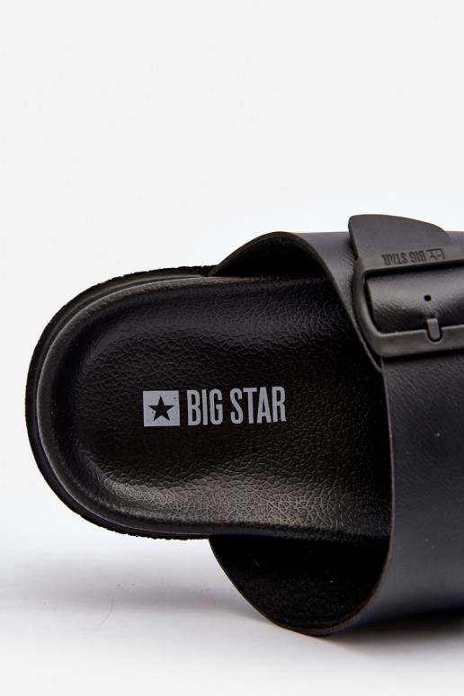 Ciabatte leggere da uomo con fibbie Big Star NN174597 colore nero Ciabatte leggere da uomo con fibbie Big Star NN174597 colore nero