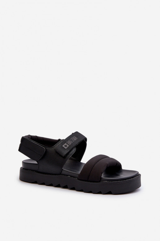 Sandali da donna con plateau Big Star NN274750 colore nero