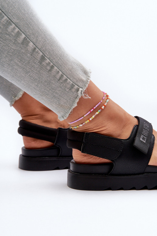 Sandali da donna con plateau Big Star NN274750 colore nero