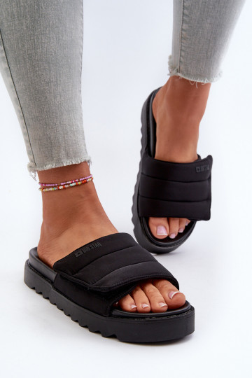 Ciabatte con plateau Big Star NN274772 colore nero