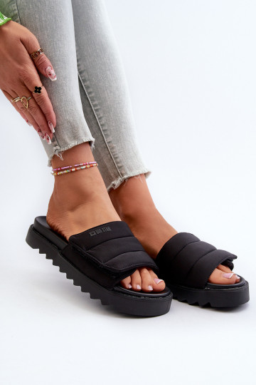 Ciabatte con plateau Big Star NN274772 colore nero 2