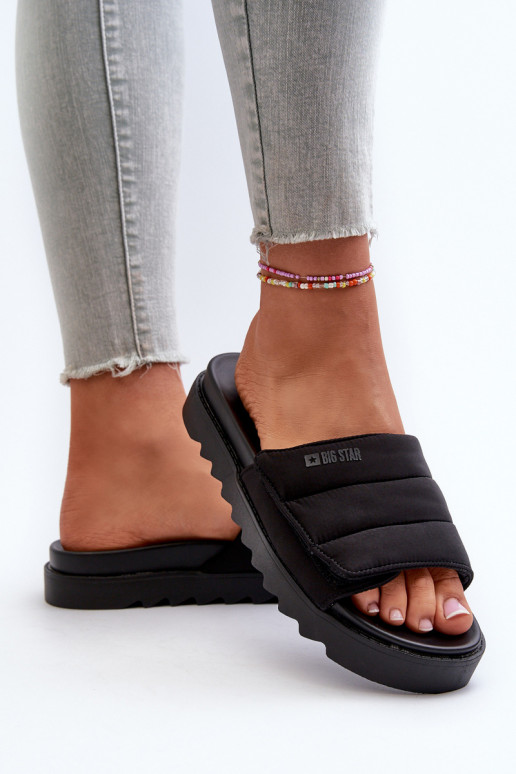 Ciabatte con plateau Big Star NN274772 colore nero