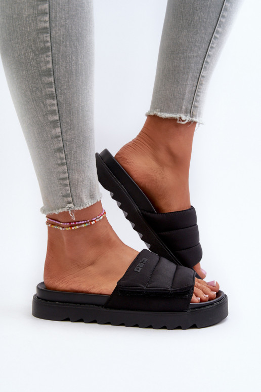 Ciabatte con plateau Big Star NN274772 colore nero