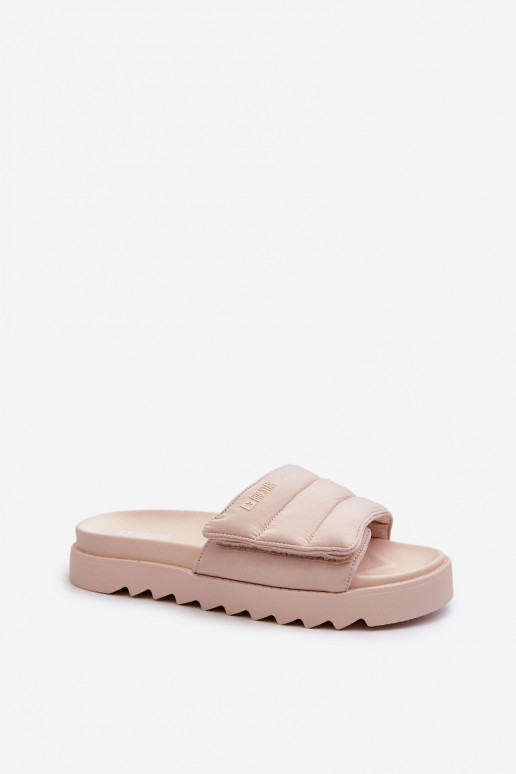 Ciabatte con plateau Big Star NN274773 beige