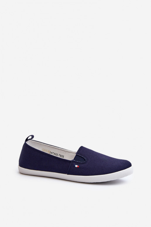 Scarpe casual da ginnastica Slip-On colore blu scuro Adrancia