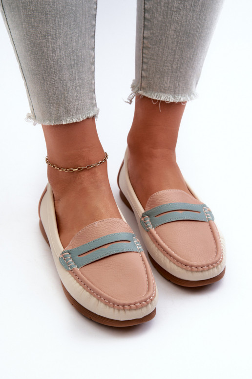 mocassini da donna realizzati in ecopelle Wikitara rosa mocassini da donna realizzati in ecopelle Wikitara rosa