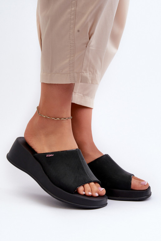 Ciabatte da donna LL285084 nere Ciabatte da donna LL285084 nere