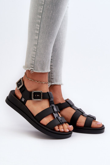 Sandali da donna NN285007 neri 2