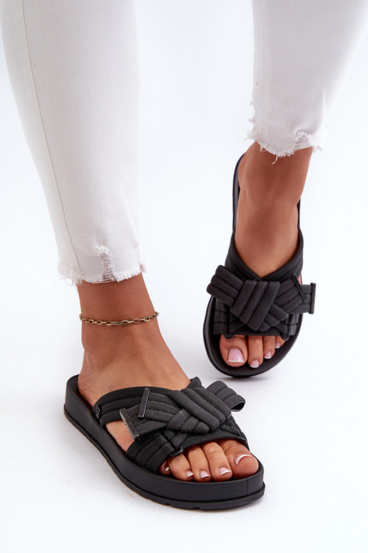 Ciabatte da donna LL285096 nere Ciabatte da donna LL285096 nere