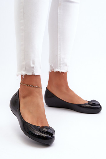 Ballerine con cuori NN285011 nere