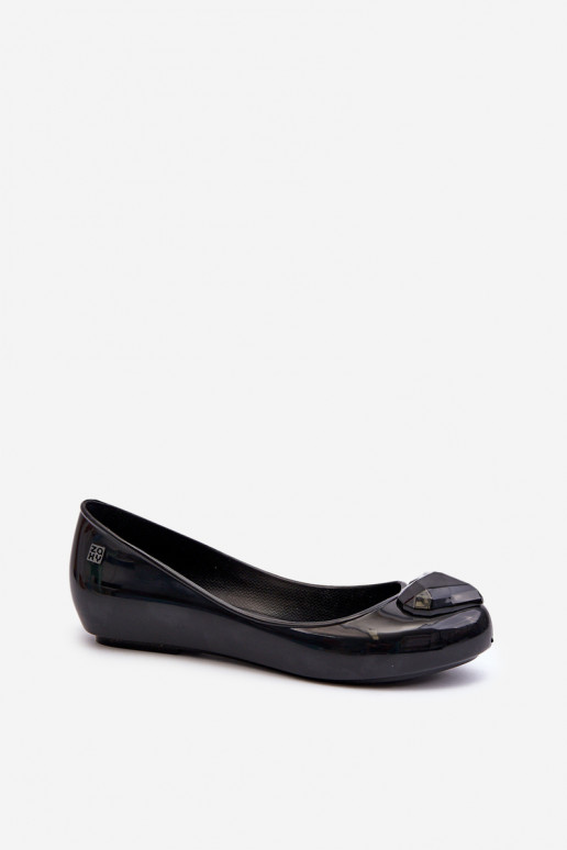 Ballerine con cuori NN285011 nere