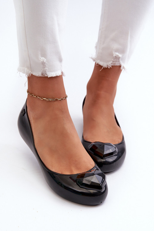 Ballerine con cuori NN285011 nere