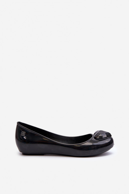 Ballerine con cuori NN285011 nere