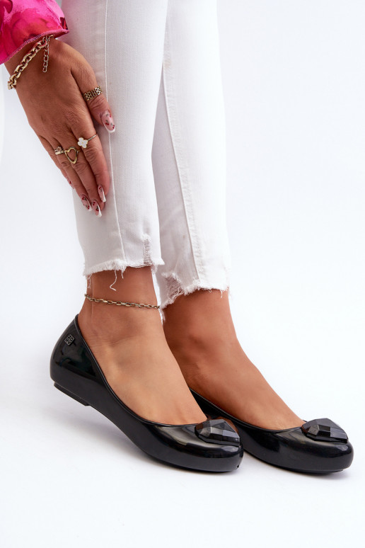 Ballerine con cuori NN285011 nere