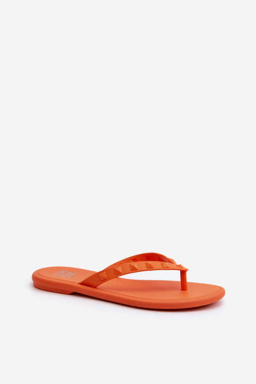 Pantofole Elastyczne dai piedi colti JJ285254 colore arancione