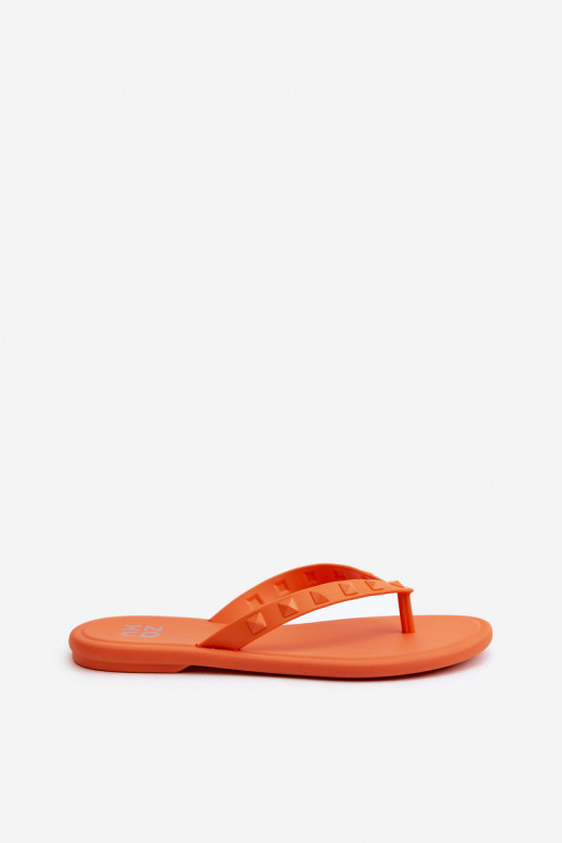 Pantofole Elastyczne dai piedi colti JJ285254 colore arancione
