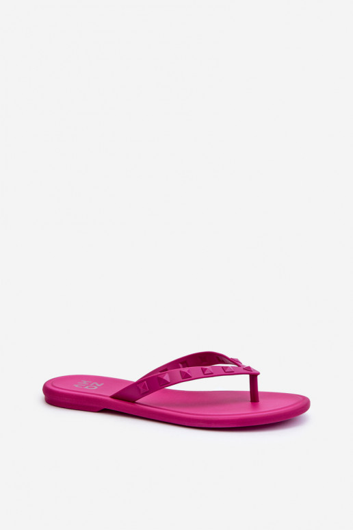 piedi piatti Pantofole Elastyczne JJ285252 rosa