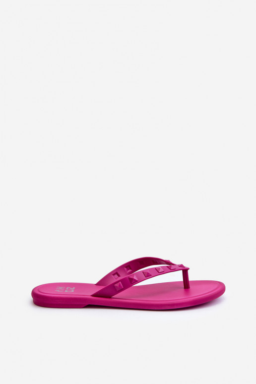 piedi piatti Pantofole Elastyczne JJ285252 rosa