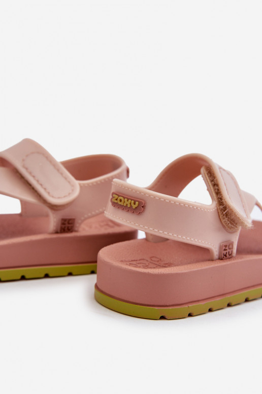 Sandali da bambino con chiusure adesive LL385002 Tonalità rosa chiaro Sandali da bambino con chiusure adesive LL385002 Tonalità rosa chiaro