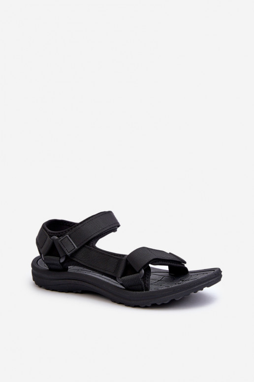Sandali da donna stile sportivo colore nero Lumeria