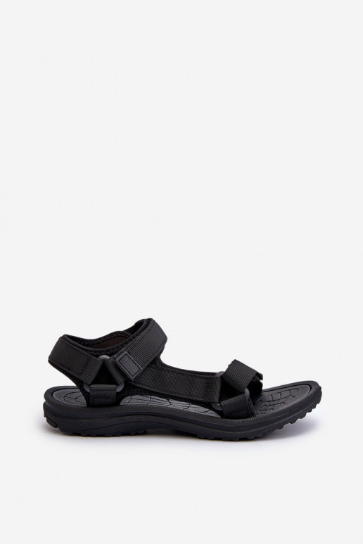 Sandali da donna stile sportivo colore nero Lumeria