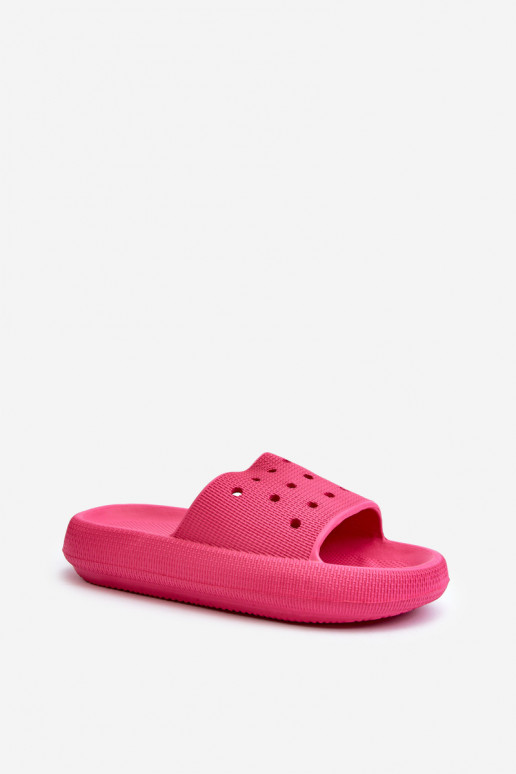 Pantofole leggere con suola massiccia in colore rosa Beula