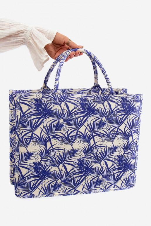 Borsa Wzorzysta Mooch blu scuro
